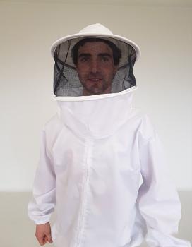 Imkerjacke mit doppeltem Stoff / Rundschleier